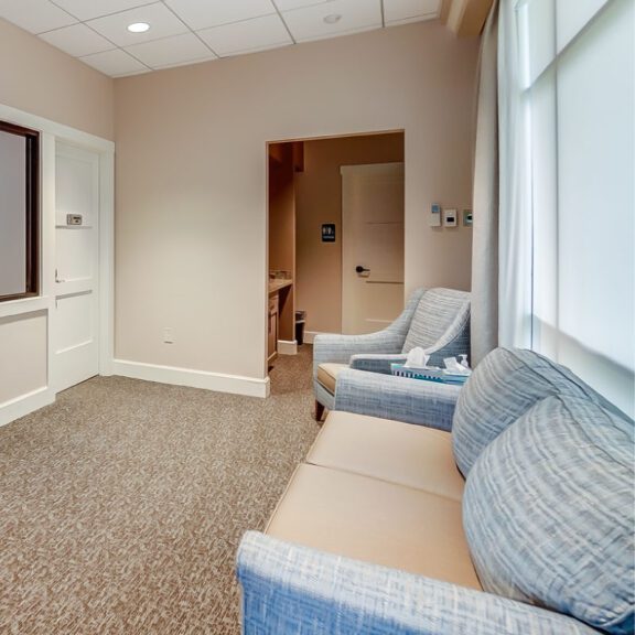 photo of the Crematory Witness Room