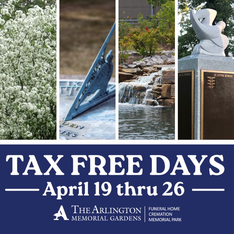 Tax Free Days flyer - April 2025